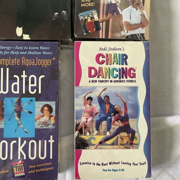 Workout Health Fitness Walk Exercise VHS Videos Lot  Seniors (8 Tapes) - Picture 3 of 16